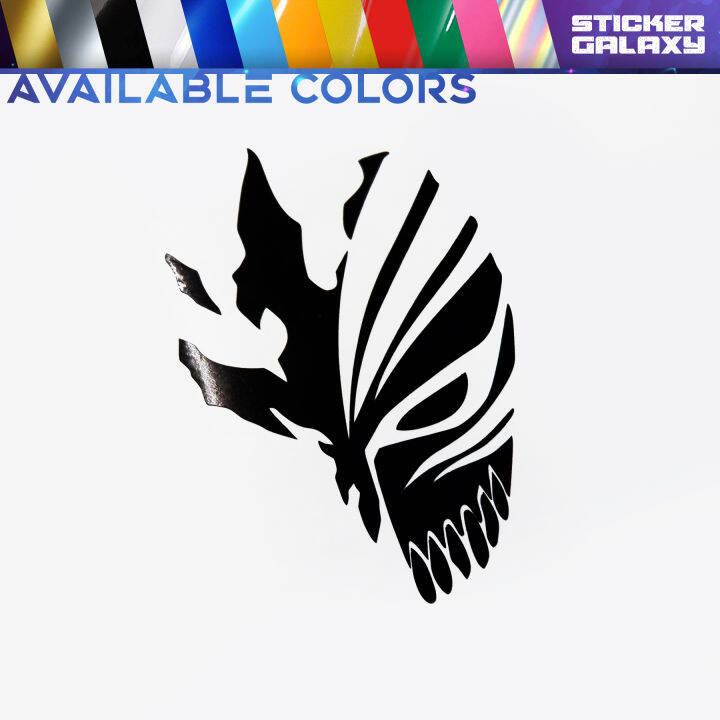 Bleach Ichigo WATERPROOF STICKER Hollow Mask Vinyl Decal For Car Window