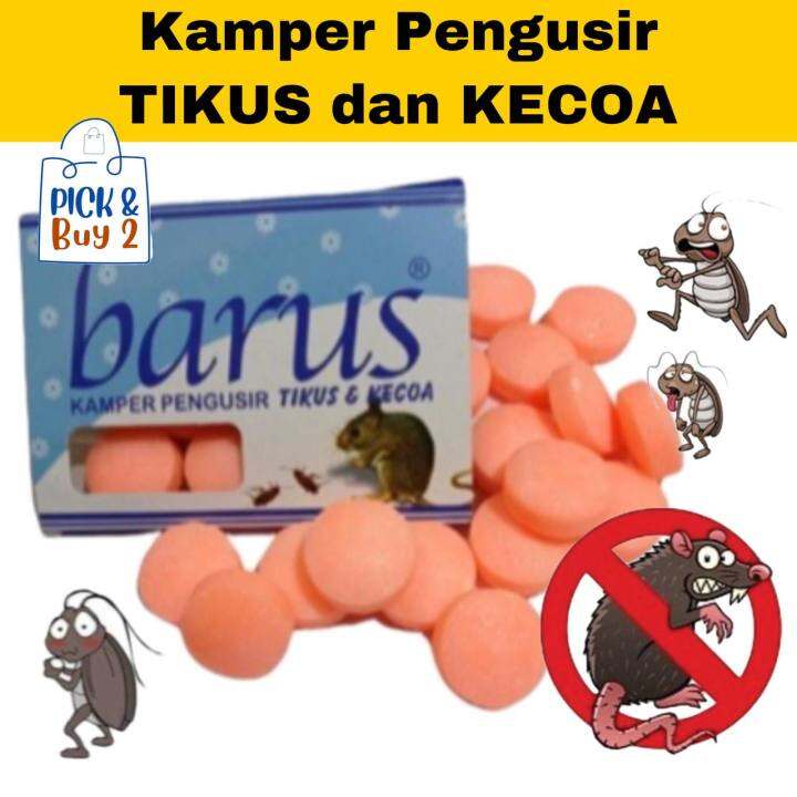 Barus Kamper Kamper Pengusir Tikus Kecoa BRN 345 45g Lazada Indonesia