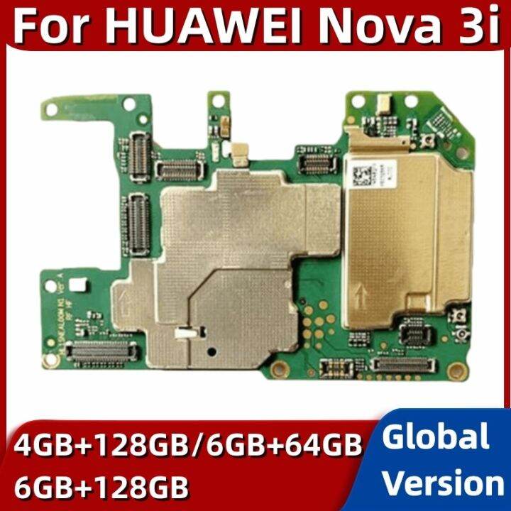 Unlocked 64GB 128G ROM For Suitable For Huawei NOVA 3I Mainboard