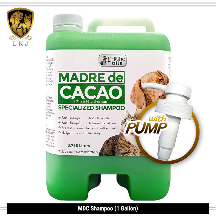 New Godzilla Stackable Gallon Madre De Cacao Specialized Shampoo