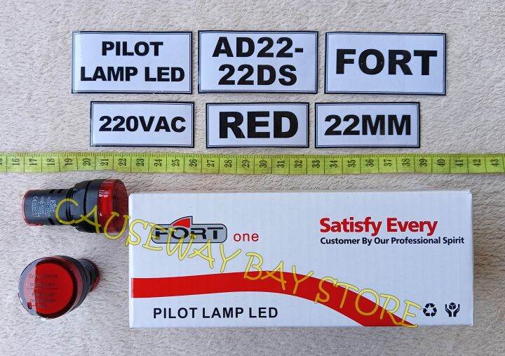 Pilot Lamp Led Mm Vac Ad Ds Red Fort Lazada Indonesia