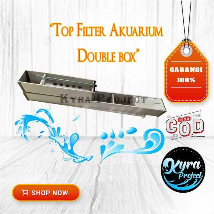 Filter Talang Aquarium Double Box 100cm Lazada Indonesia