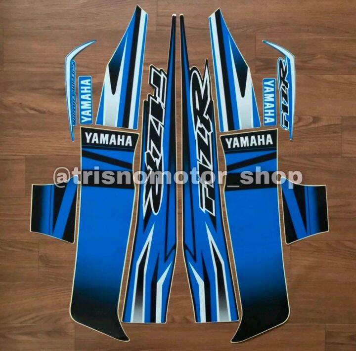 Striping Polet Body Yamaha Fiz R F1Z R Special Edition Biru Sticker