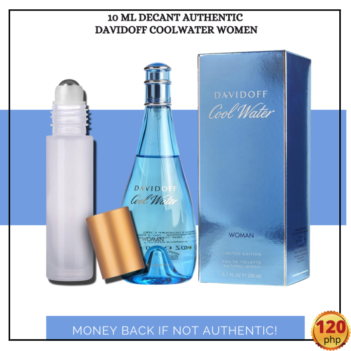 Davidoff Coolwater Women Perfume For Women Ml Decant Takal Edp Roll