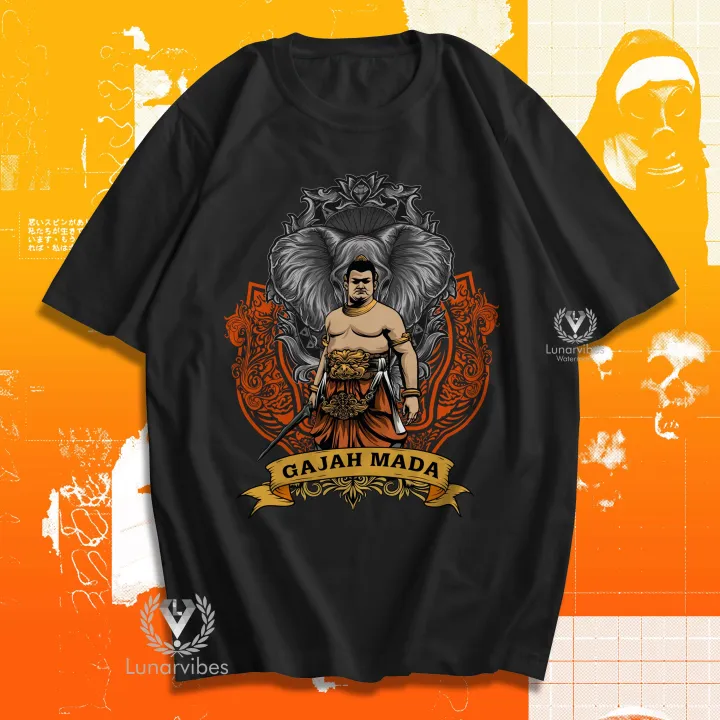 Kaos Indonesia Culture Kaos Patih Gajah Mada Kerajaan Majapahit