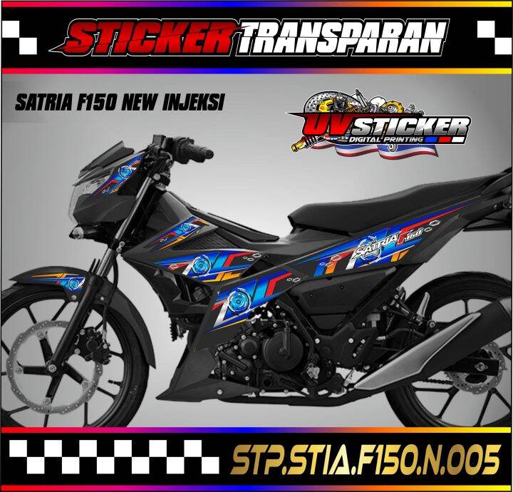 Satria Sticker Striping Satria F N Injeksi Sticker Motor Suzuki