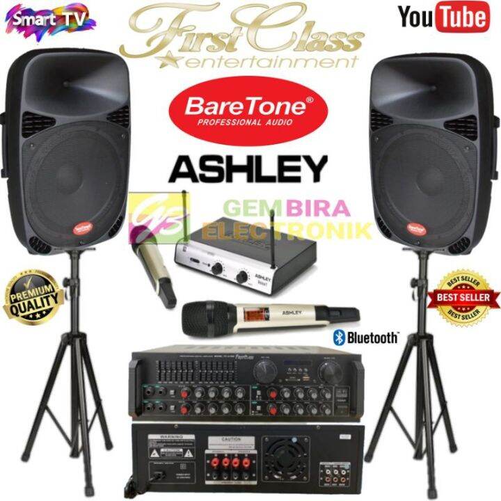 Paket Speaker Baretone Inch Full Power Sound System Outdoor Indoor