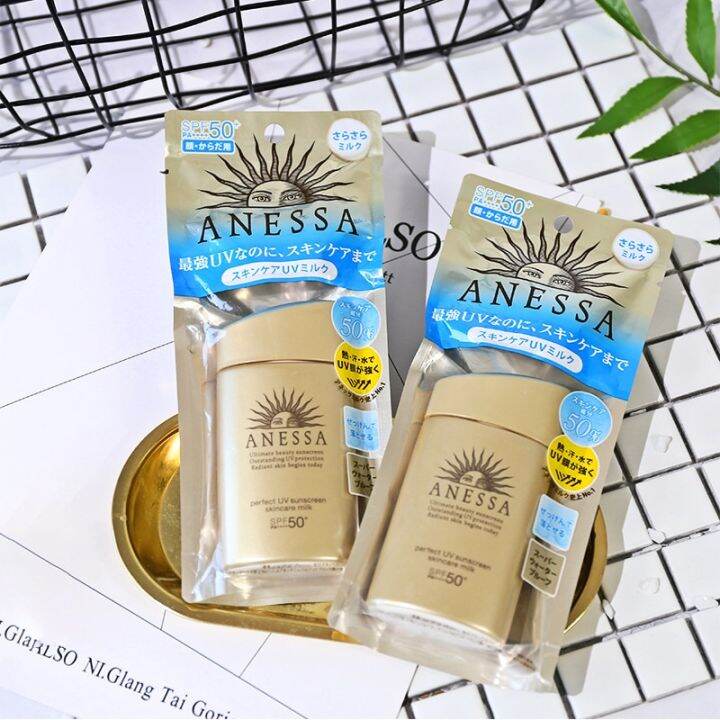 Anessa Perfect Uv Sunscreen Skincare Milk Spf Facial Body