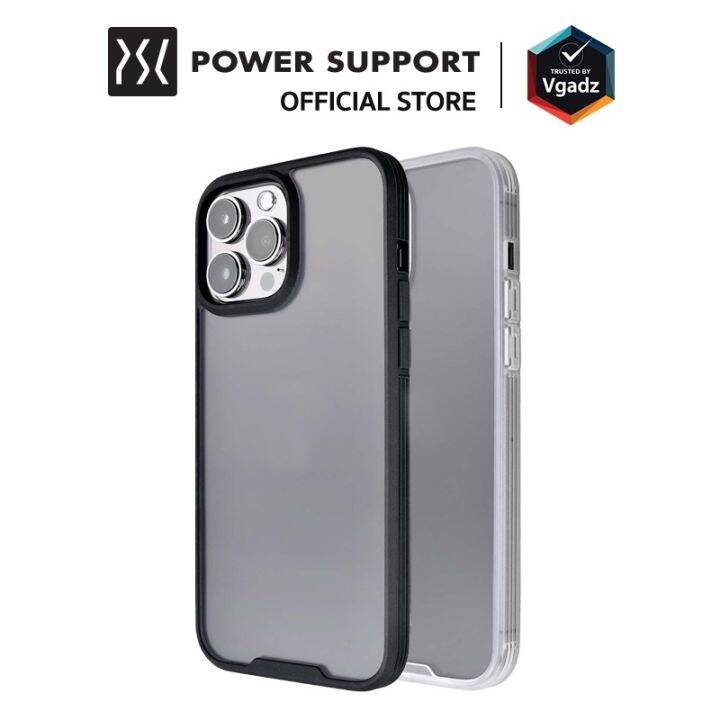 Power Support รน Air Jacket Hybrid เคสสำหรบ iPhone 13 13 Pro