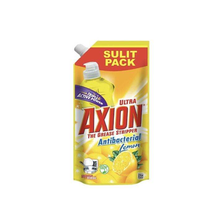 Axion Lemon Dishwashing Liquid Refill 850mL Lazada PH