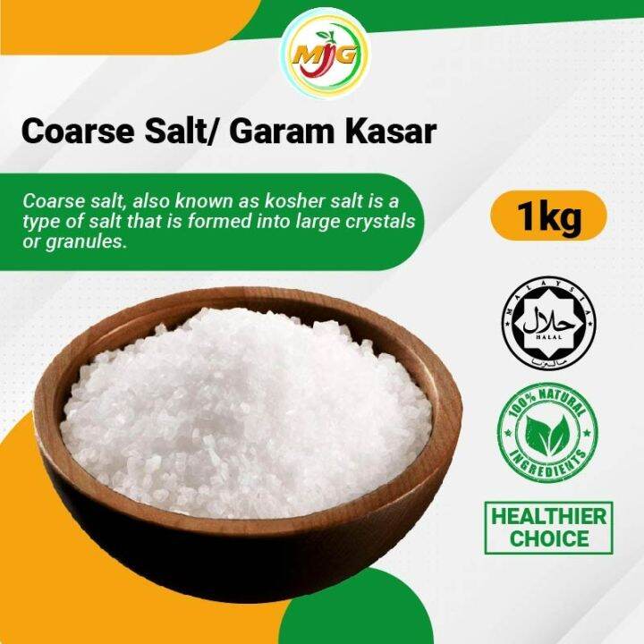 Ez Bizy Coarse Salt Garam Kasar Kg Seasoning Salt Lazada