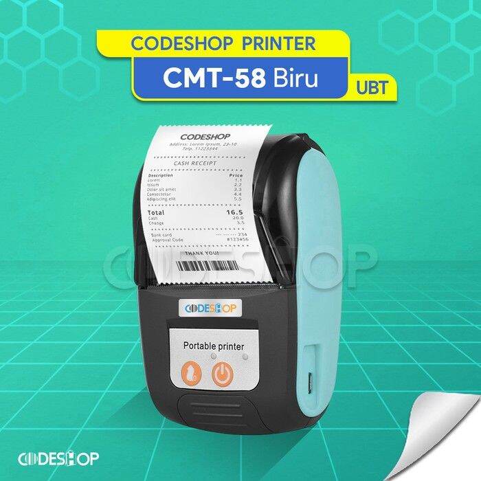 Printer Kasir Codeshop CMT 58 Cetak Kertas Thermal Lazada Indonesia