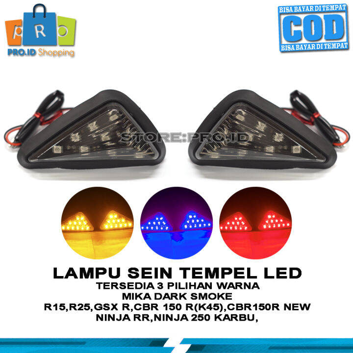 Pro Id Lampu Sein Variasi Segitiga Sen Led Tempel Motor Cbr R