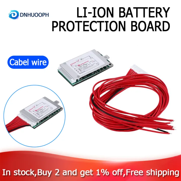 13S 48V 15A Li Ion Lipolymer Battery Protection Board BMS PCB Board