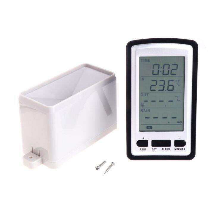 Electronic Wireless Rain Gauge Rain Meter Indoor Outdoor Digital