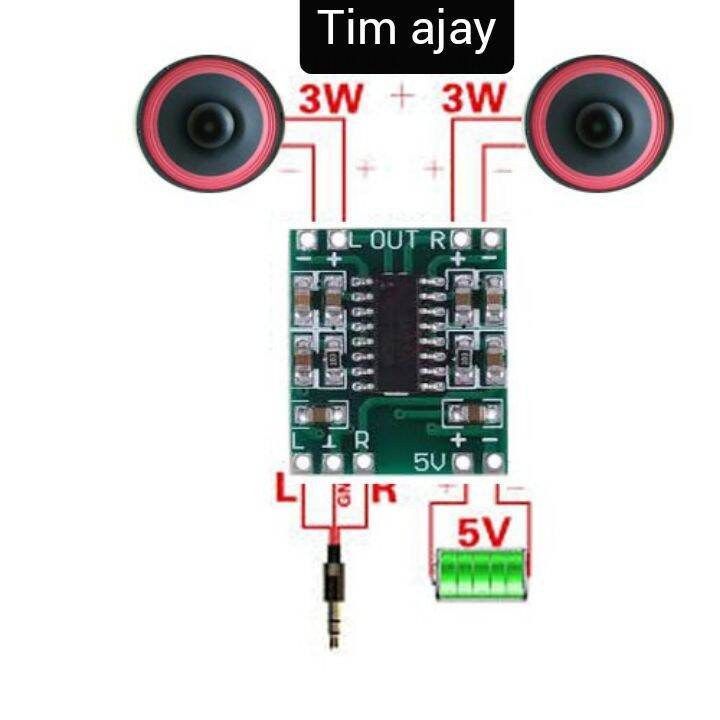 Modul Kit PAM 8403 V1 Mini 5V Digital Amplifier Class D Vire Baru