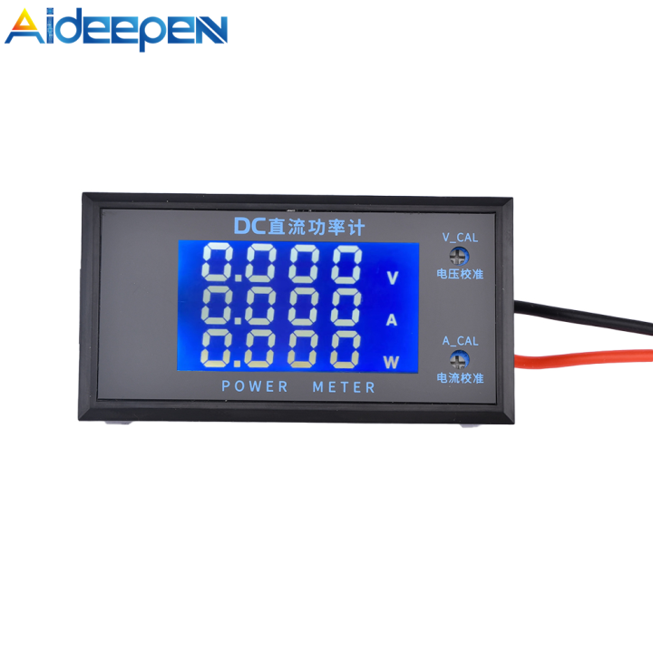 Aideeed Watt Penganalisa Daya Digital Dengan Lcd Dc Digital Wattmeter