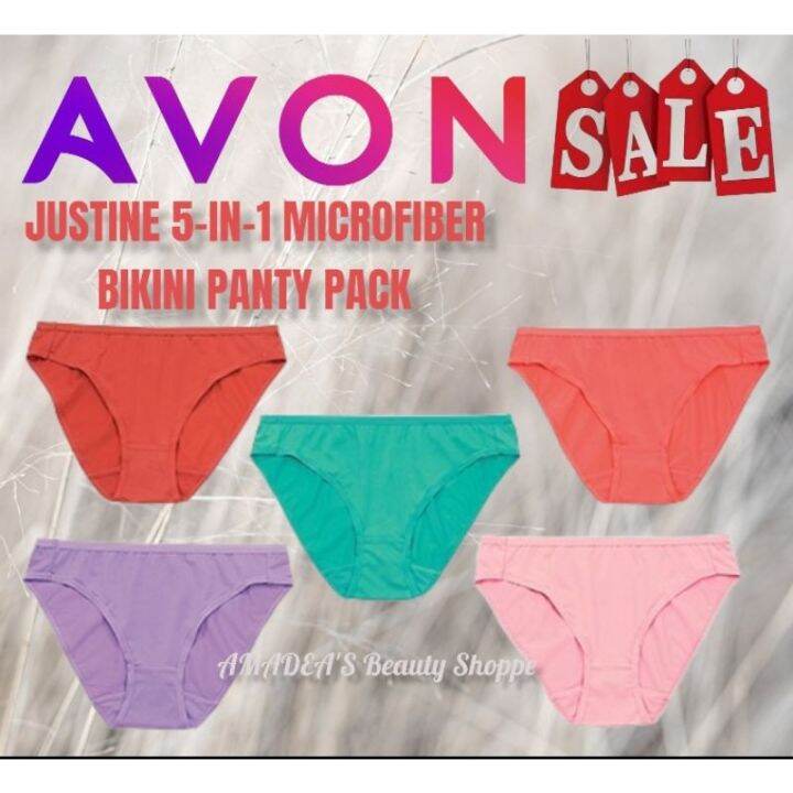 Sexy Avon Justine In Microfiber Bikini Panty Pack Lazada Ph