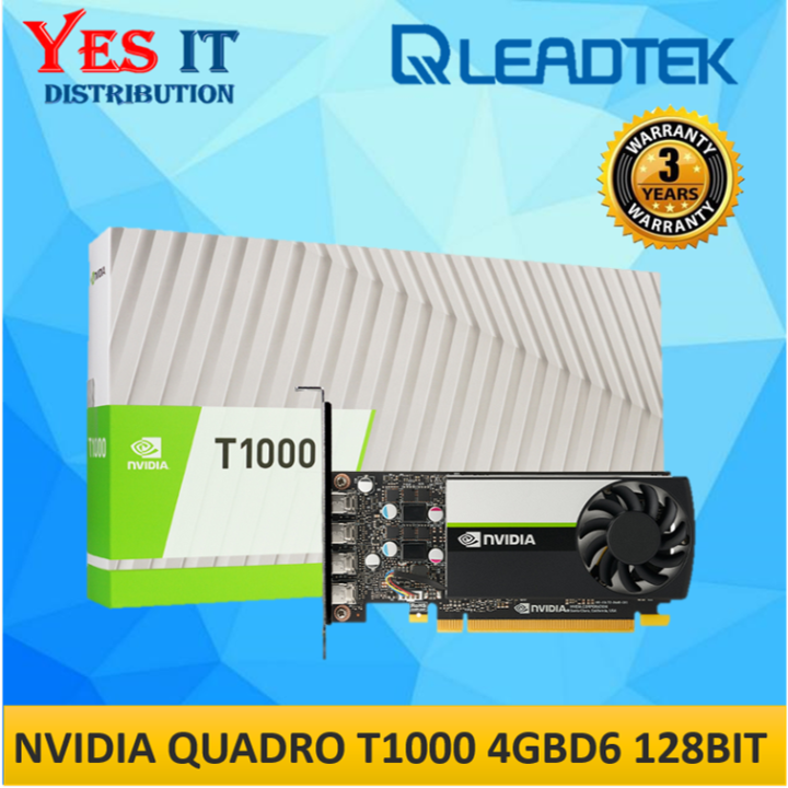 LEADTEK QUADRO T1000 NVIDIA QUADRO T1000 4GBD6 8GBD6 128BIT