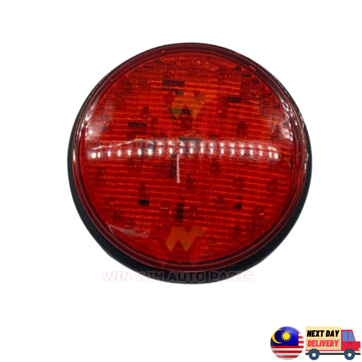 Eptronic V Led Red Round Flash Led Light For Car And Truck Trailer