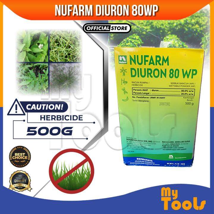 Mytools Nufarm Diuron 80WP 500g Racun Rumput Rumpai Herbicide Lazada