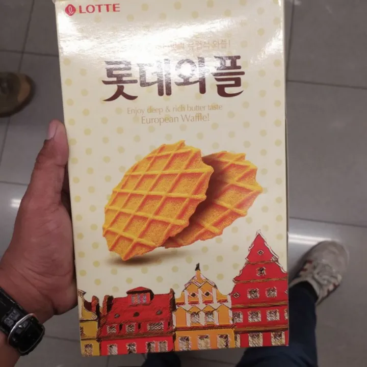 LOTTE WAFFLE RICH BUTTER BISCUIT 160GR BISKUIT LOTTE TASTE EUROPEAN