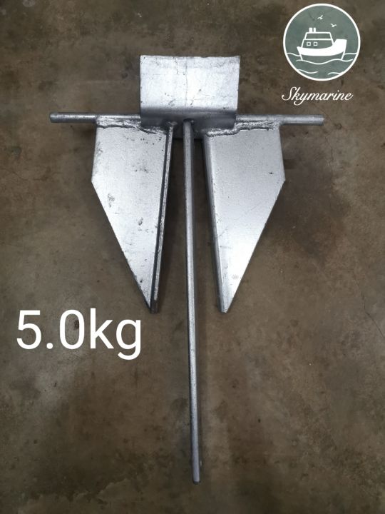 Kg Marine Boat Galvanized Danforth Anchor Sauh Pasir Ready Stock