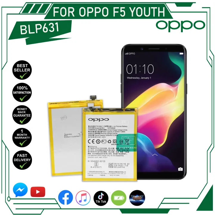 Battery For Oppo F Youth Built In Battery Model Blp Mah