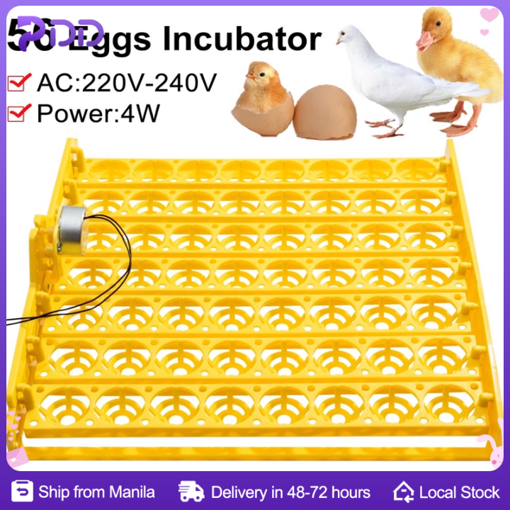 220V 56 Egg Incubator Chicken Incubator Flip Tray Automatic Egg