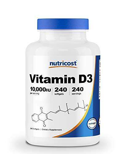 Pre Order Nutricost Vitamin D Iu Softgel Capsules