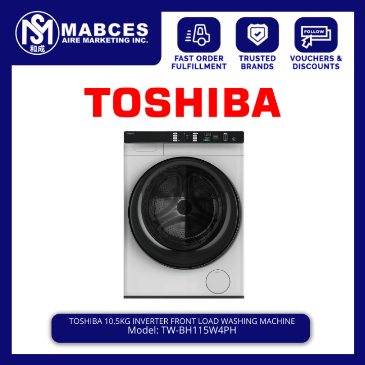 Toshiba Kg Inverter Front Load Washing Machine Tw Bh W Ph