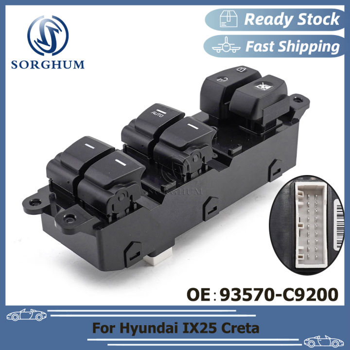 Sorghum Depan Pemandu Kiri Kereta Master Power Window Switch