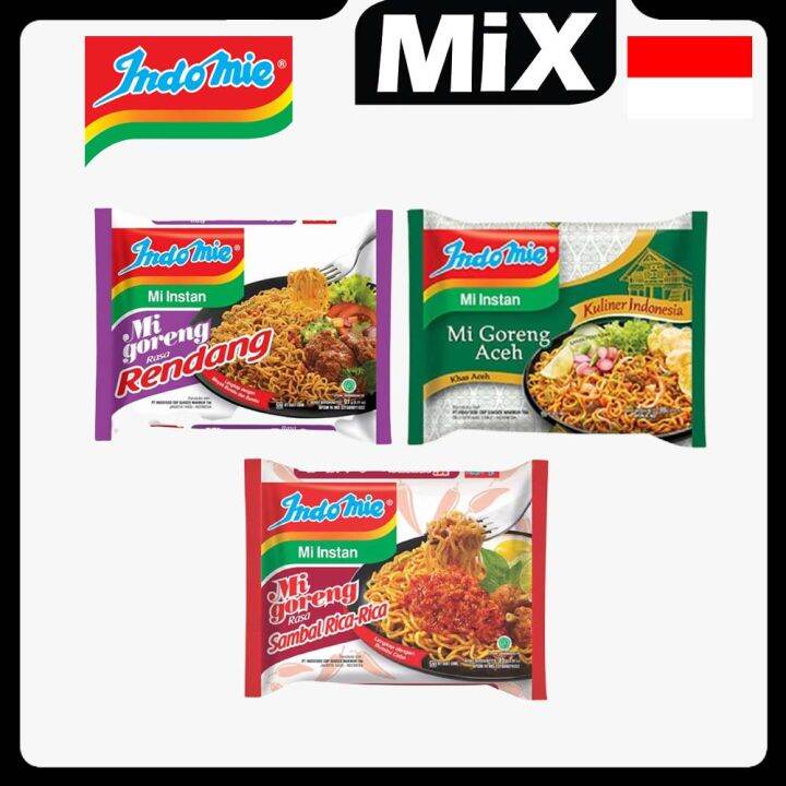 Indomie Mi Goreng Aceh Sambal Rica Rica Rendang G G G Indomie