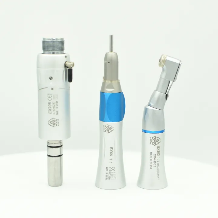 Dental Slow Speed Handpiece MicroMotor Slow Handpieces Straight Polish