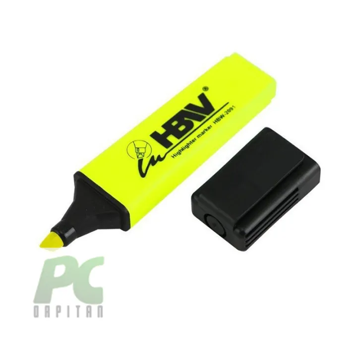 Hbw Highlighter Marker Yellow Lazada Ph