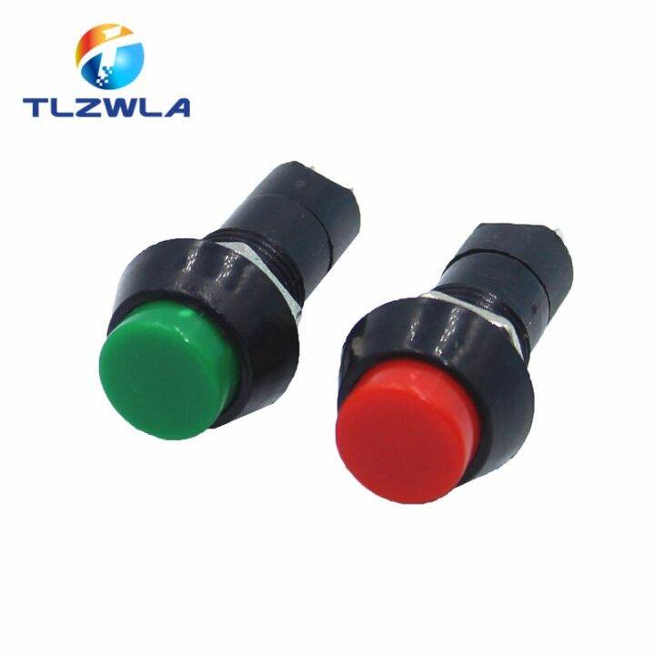 Pcs Pbs A Mm Self Locking Plastic Push Button Switch Latching