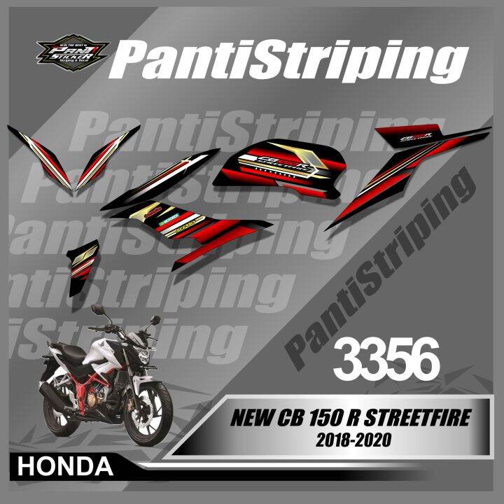 3356 Sticker Striping CB 150R New 2018 2020 Streetfire Semi Full