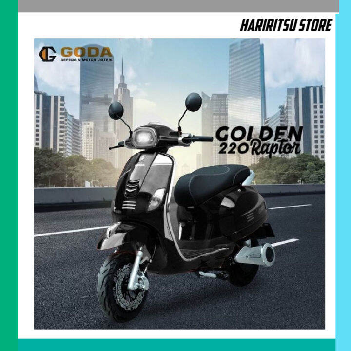 Goda Golden Raptor 220 Sepeda Motor Listrik Sepeda Listrik Lazada