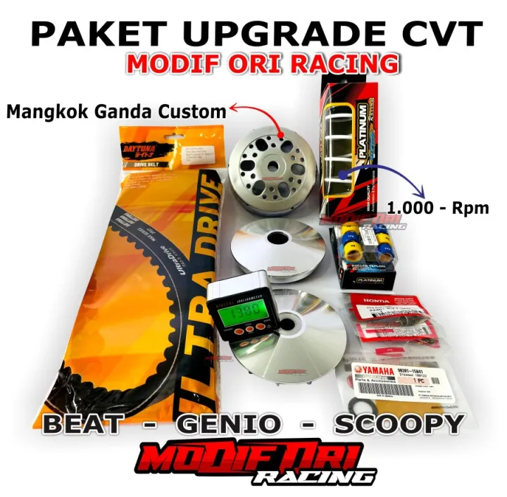 Beat Paket Upgrade Kirian Cvt Honda Beat Deluxe Genio Beat Fi Scoopy