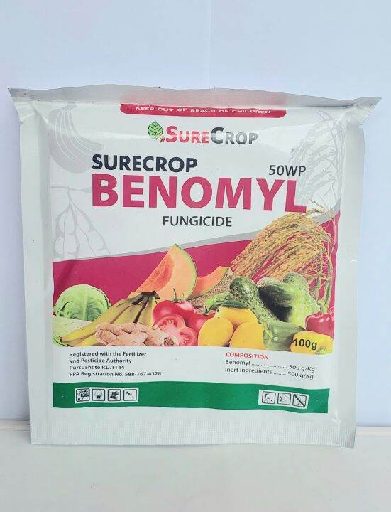 Benomyl 50W Fungicide 100 Grams Free Gift 25 Grams Insecticide