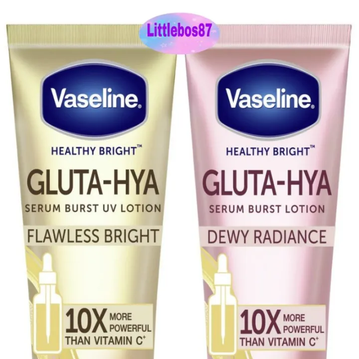 Vaseline Healthy Gluta Hya Flawless Dewy Serum Body Lotion Niacinamide