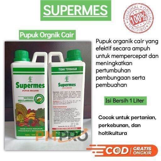 Supermes Pupuk Organik Cair 1 Liter Super Npk Premium Serbaguna Untuk