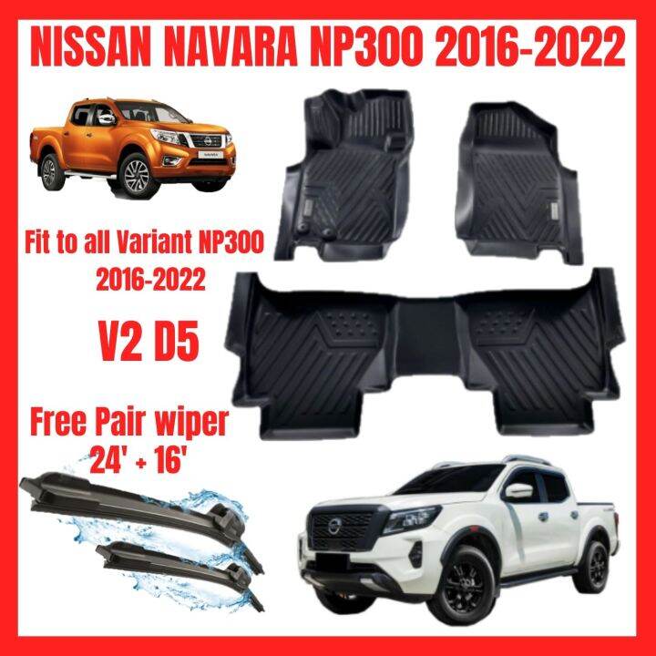 NISSAN NAVARA NP300 2016 2022 OEM 5D Deep Dish Matting V2 Deepdish