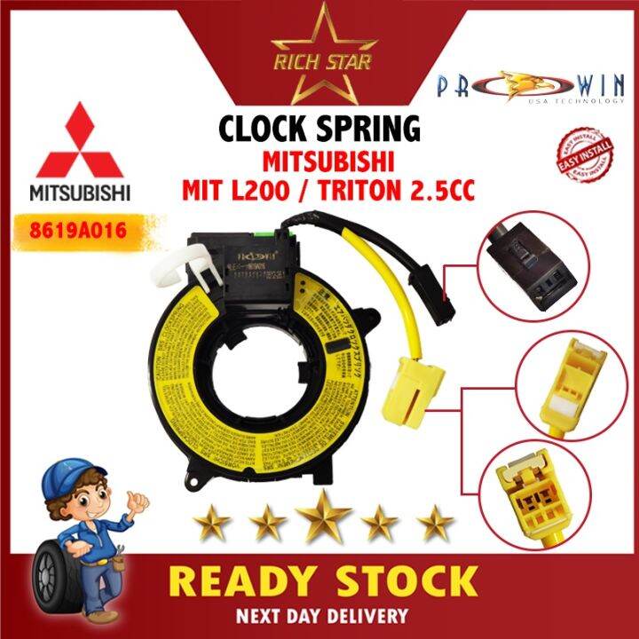 MITSUBISHI TRITON 2 5 L 200 AIRBAR SPIRAL CABLE Clock Spring 8619A016