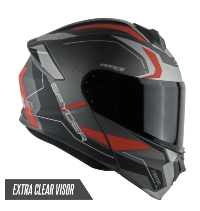 Spyder Modular Helmet With Dual Visor FORCE GD Series 3 Free Extra