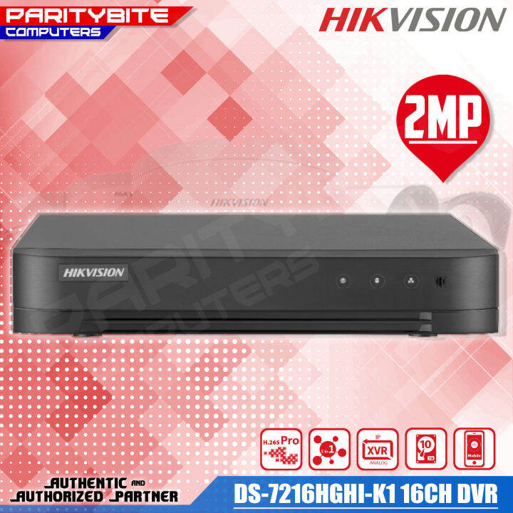 Hikvision Dvr Ds Hghi K Channel Turbo Hd Lazada Ph