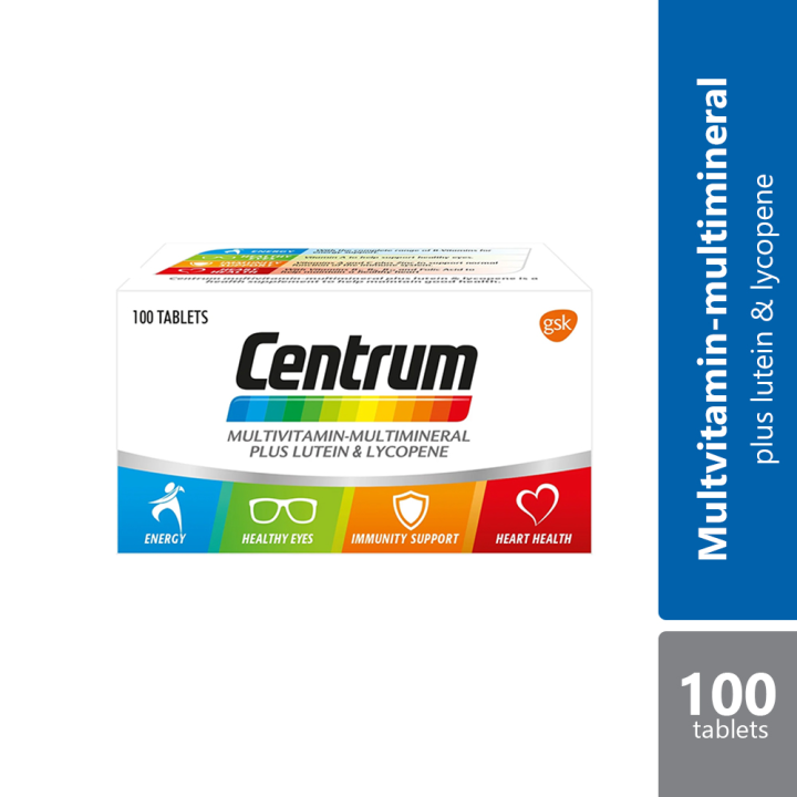 Centrum Multivitamin Multimineral Plus Lutein Lycopene Tablets