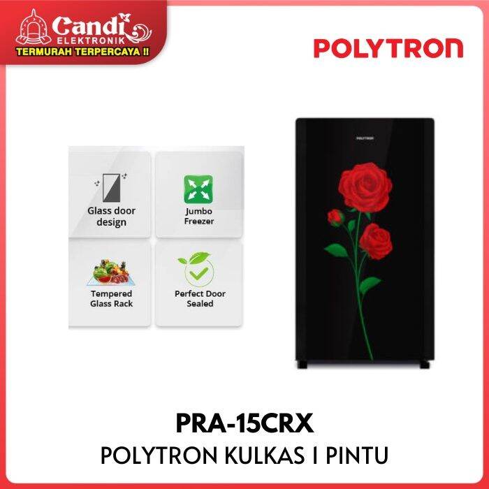 POLYTRON Kulkas 1 Pintu Kapasitas 150 Liter PRA 15CRX Lazada Indonesia