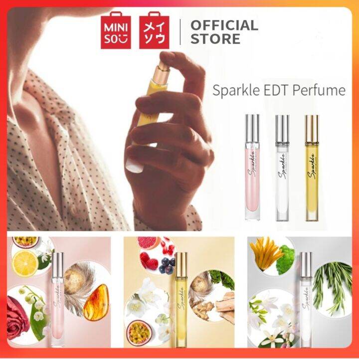 Original Miniso Official Parfum Wanita Sparkle Eau De Toilette Perfume