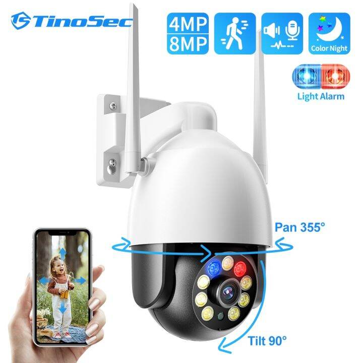 Tinosec Mp Mp Ptz Wifi Ip Camera Outdoor Home Cctv Security Camearai